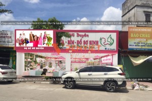 Bóc tách giá nội thất shop mẹ và bé Vũ Duyên